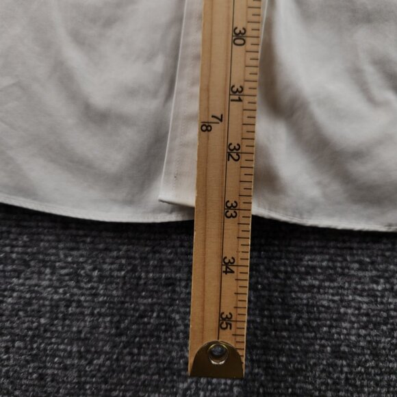 Brooks Brothers Cotton Regent Non-Iron White 17.5 4/5 Pocket Shirt Button Up - Picture 13 of 16